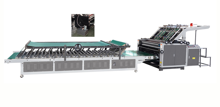 ماكينة تصفيح فلوت الكرتون نصف آلية (آلة تصفيح الكرتون المضلع)