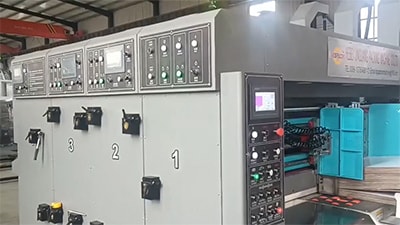 آلة طباعة وتحزيز ذات وحدة تغذية الحافة الأمامية، BYY-MS