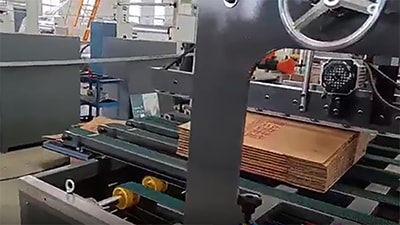 ماكينة الطي واللصق الآلية للصناديق الكرتونية